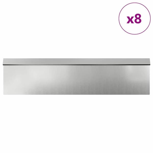 Snigelstaket 12 pcs Silver Galvaniserat Stål
