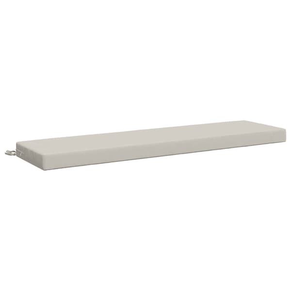 Bänk kudde SOEST 100% Polyester Vit 140 x 40 x 8 cm