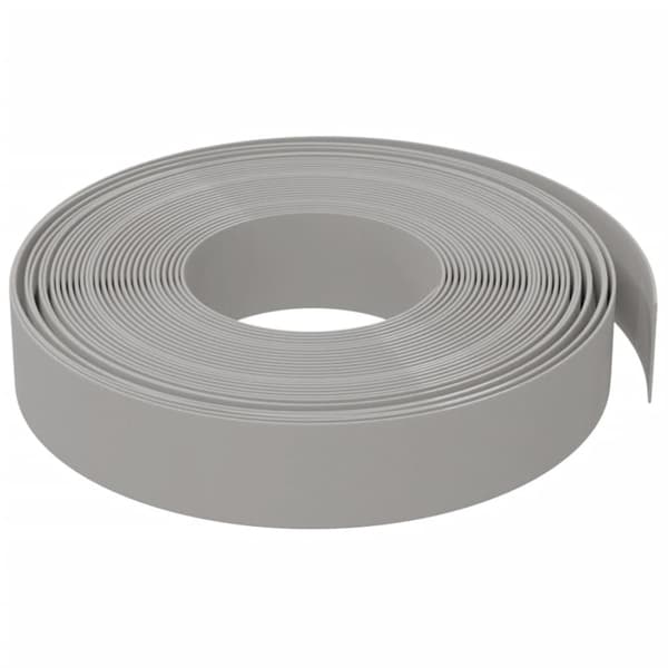 Rabattkant grå 10 m 10 cm polyeten