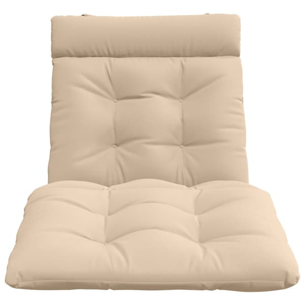 Solstol Kudde VIANEN 100% Polyester Gräddvit 200 x 70 x 8 cm