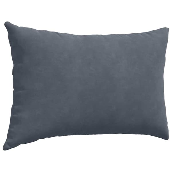 Sofakuddar 2 pcs Mörkgrå 60 x 40 cm Kordread tyg