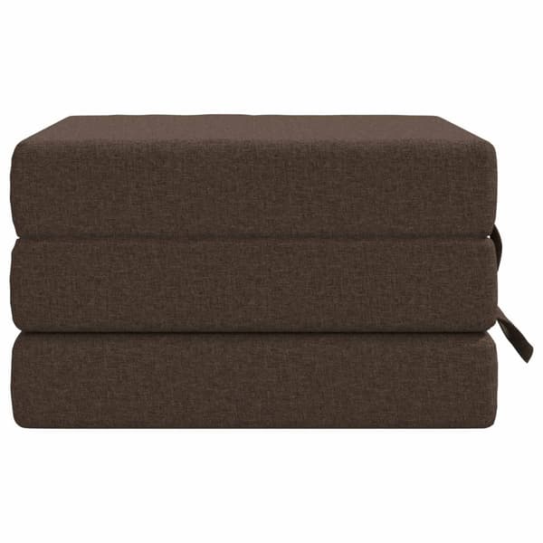 Fällbar Soffbed 75 x 63 x 45 cm Taupe