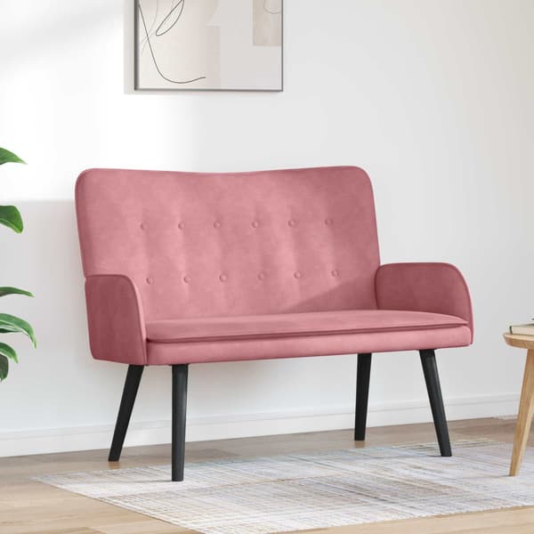Tvåsitssoffa Rosa 115 x 61 x 87 cm Sammet