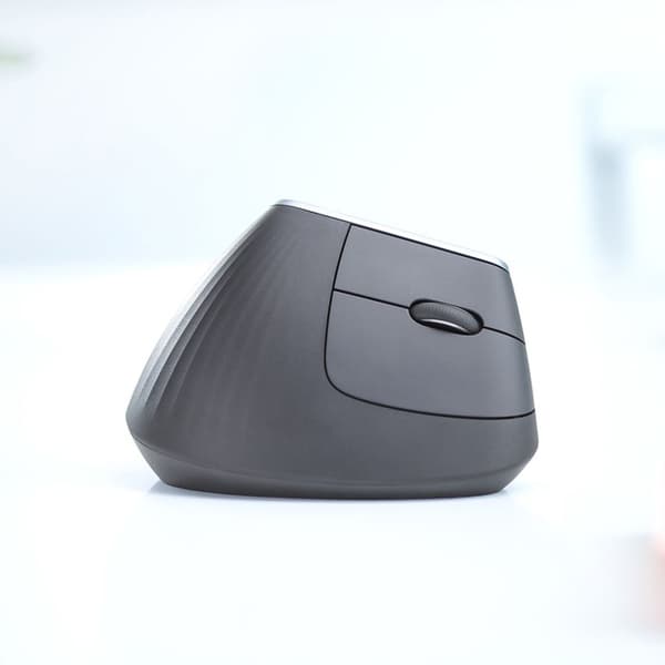 Logitech MX Vertical datormöss högerhand Trådlös RF + Bluetooth Optisk 4000 DPI