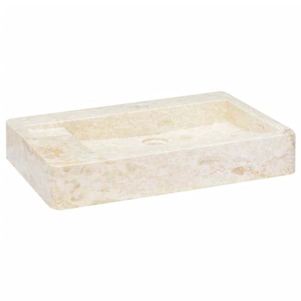 Handfat gräddvit 58x39x10 cm marmor