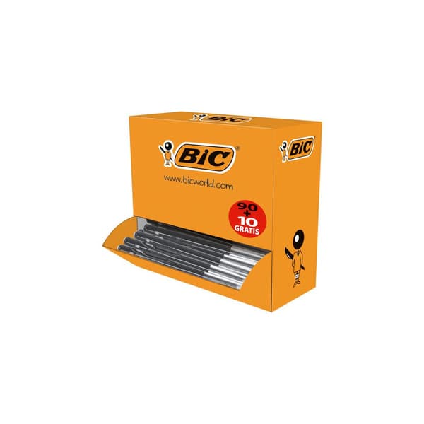 Kulpenna BIC Clic M10 1,0 svart 100/fp