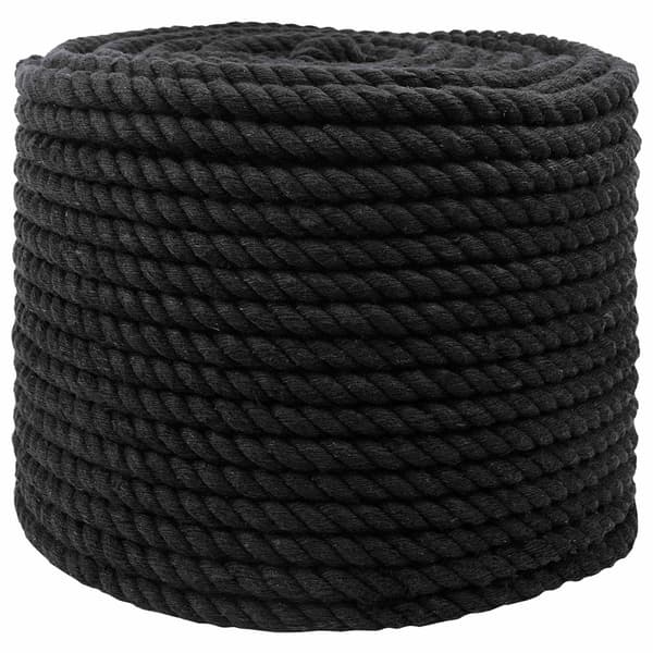 Rep Svart 1 x 1 x 5000 cm Bomull