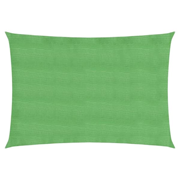 Solsegel 160 g/m² rektangulär ljusgrön 2x3,5 m HDPE