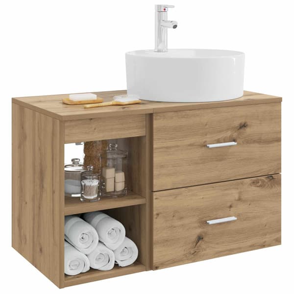 Badrumsmöbelset 2 pcs Artisan-ek Konstruerat trä