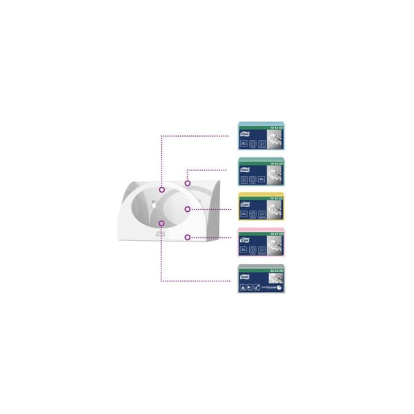 Dispenser TORK W8 Torkduk small pack vit