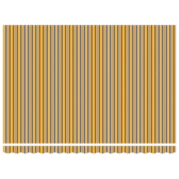 Utfällbar markis Flerfärgsdesign 450 × 300 cm