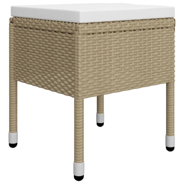 Matgrupp för trädgården 11 delar beige