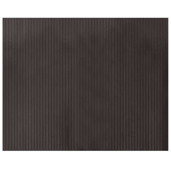 Matta rektangulär mörkbrun 80x100 cm bambu
