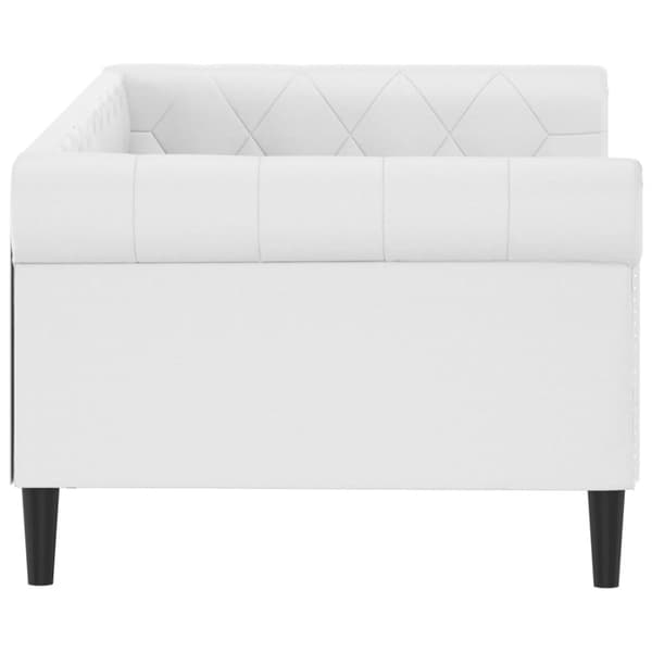 Dagbädd vit 80x200 cm konstläder