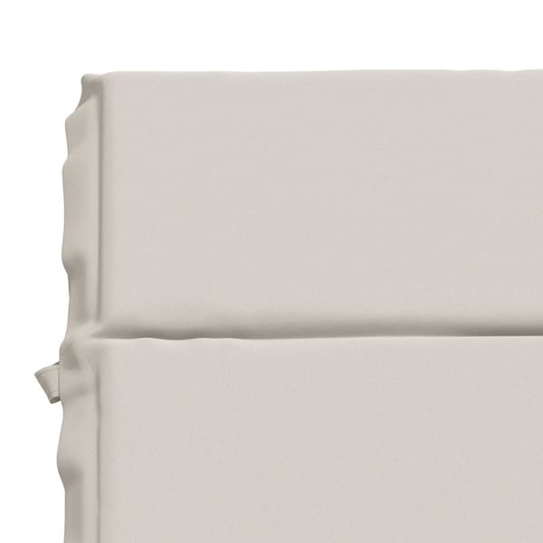 Solstol Kudde GEMERT 100% Polyester Vit 200 x 80 x 3 cm
