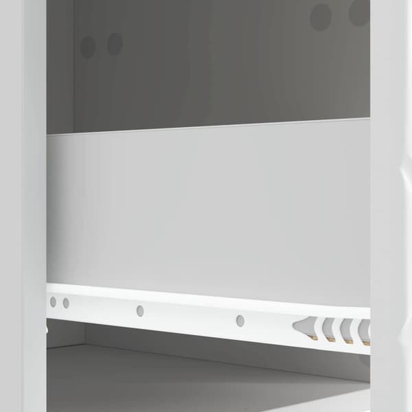 Sängbord 2 pcs Vit 43 x 34,5 x 48 cm Konstruerat trä