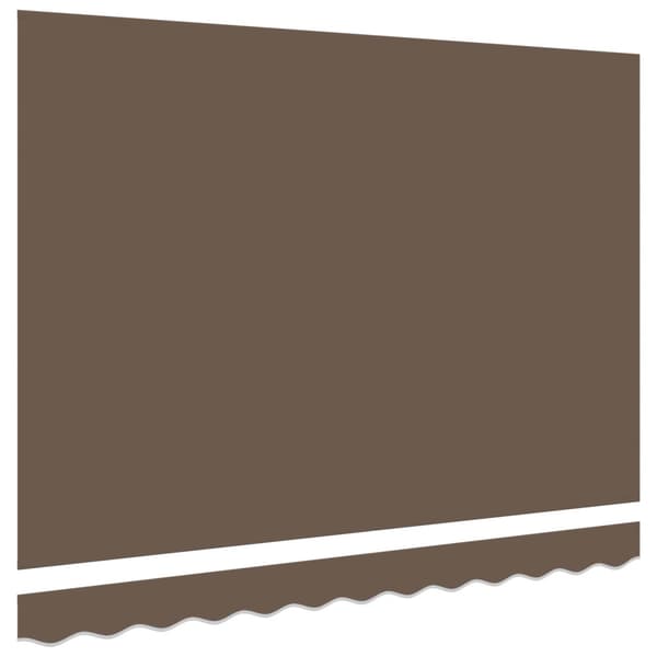 Markisväv Taupe 5 x 3 m Polyester