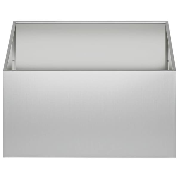 Trädgårdsplanterare Silver 80 x 80 x 40 cm Galvaniserat stål