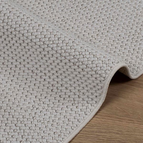 Områdesmattor Rektangulär LUGO Kräm 280 x 200 cm Polyester