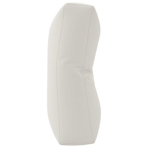 Pallryggkudde VIANEN 100% Polyester Vit 120 x 60 x 12 cm