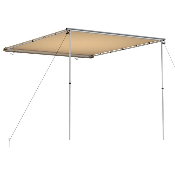 Husvagnsmarkis 2,4x3x2,15 m beige