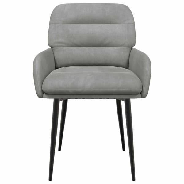 Matstolar 4 pcs Sammet Ljusgrå 59 x 59,5 x 90 cm