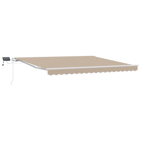 Utfällbar markis med 400 ×350 cm tyg