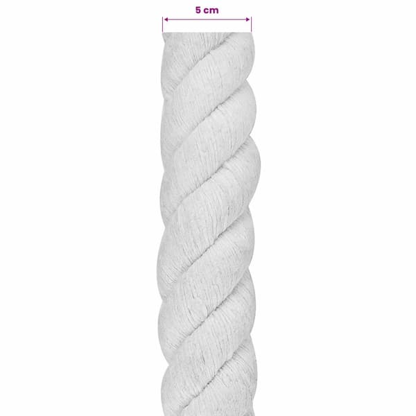 Rep Vit 5 x 5 x 500 cm Bomull
