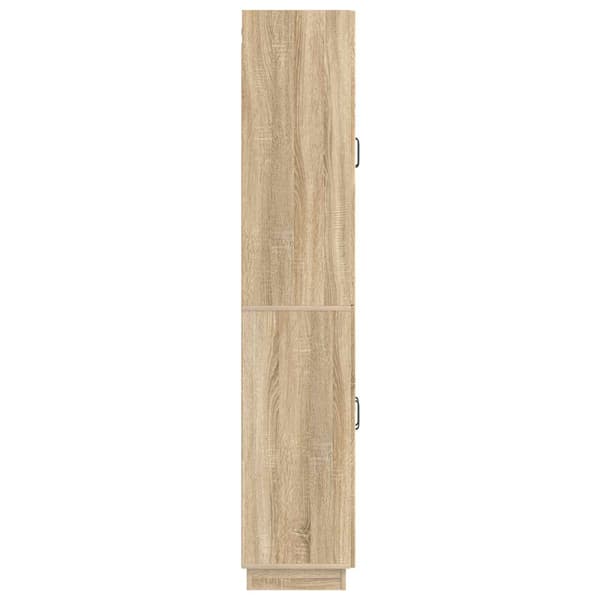 Skåpset 2 pcs Sonoma-ek Konstruerat trä