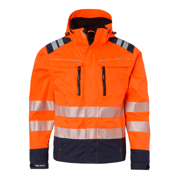 130 Jacket Fluorescent orange/navy Unisex