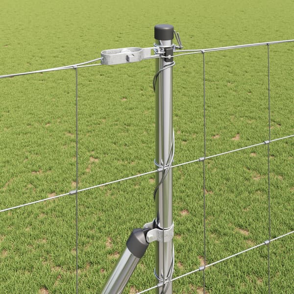 Stängselstolpe Galvaniserad 50 x 1,4 m Stål