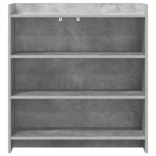 Sideboard Betonggrå 75 x 36 x 80 cm Konstruerat trä