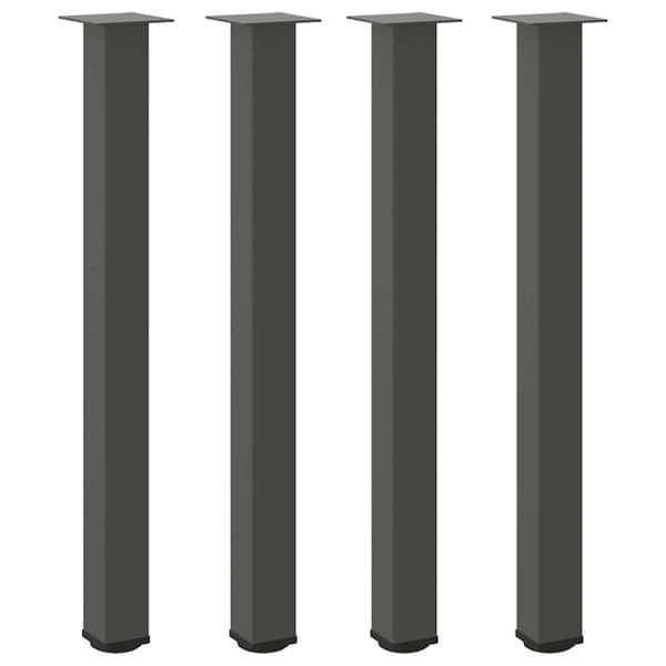 Barbordsben 4 st antracit 90-92 cm stål