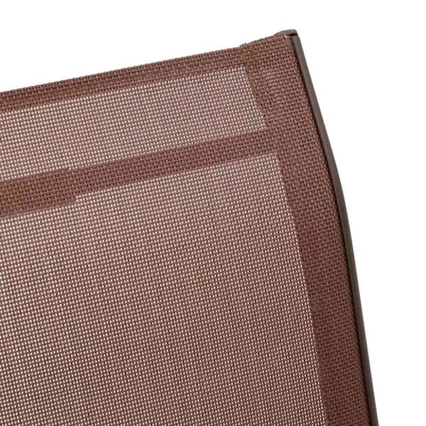 Stapelbara trädgårdsstolar 4 st brun textilentyg