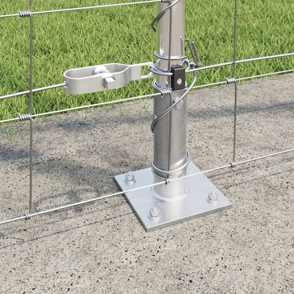 Stängselstolpe Galvaniserad 50 x 1,4 m Stål