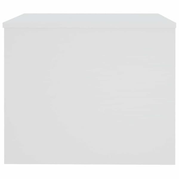 Soffbord vit 80x50x40 cm konstruerat trä