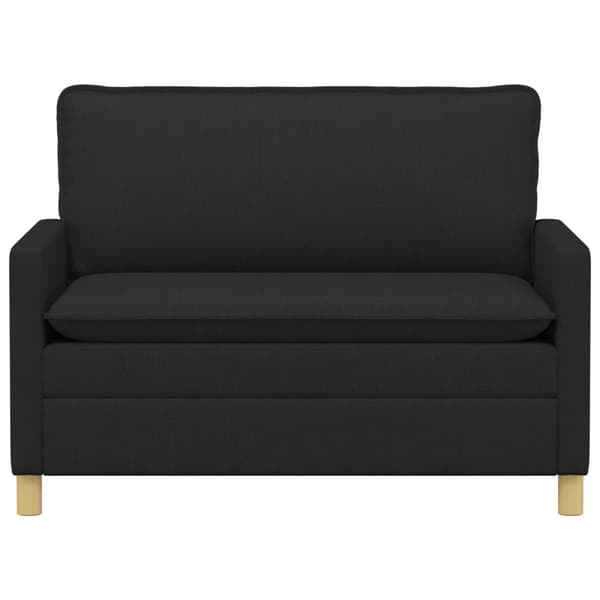 Soffa Svart 126 x 81 x 87,5 cm Tyg