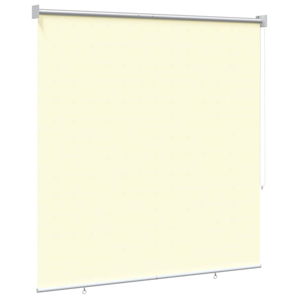 Rullgardin UV-skydd Gräddvit 100 x 230 cm Polyester