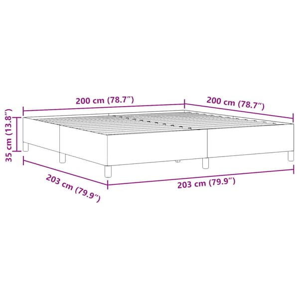 Bäddfjäder Kräm 200 x 200 cm Kordread tyg