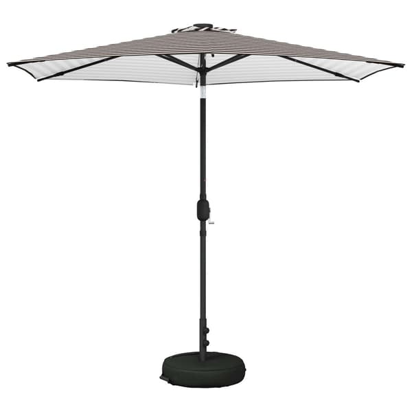 Trädgårdsparasol med LED Lampor 270 x 270 cm Polyester
