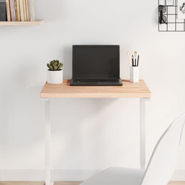 Bordsskiva 60x40x2,5 cm rektangulär massivt bokträ