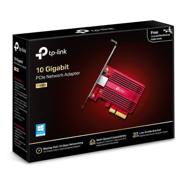 TP-Link TX401 nätverkskort Intern Ethernet 10000 Mbit/s