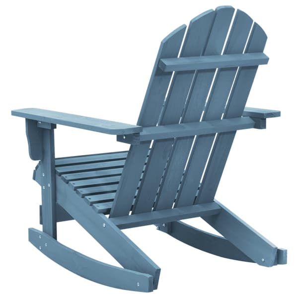 Gungstol adirondack massivt granträ blå