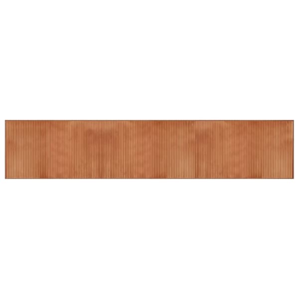 Matta rektangulär brun 60x300 cm bambu