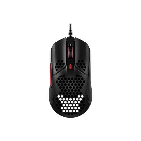 HyperX Pulsefire Haste - mus - USB 2.0 - svart / röd
