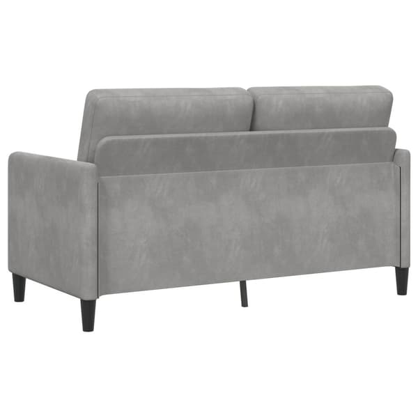 Soffa med förvaring Ljusgrå 152 x 78 x 87 cm Polyester