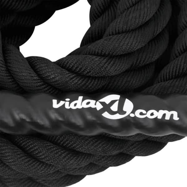 Stridsrep svart 6 m 4,5 kg polyester