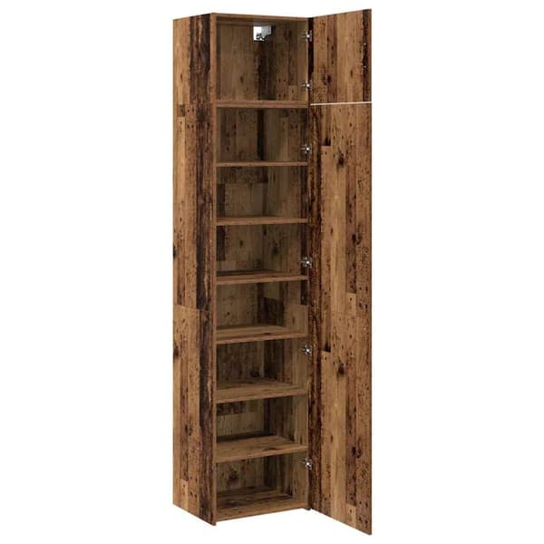 Sideboard 3 pcs Gammalt trä