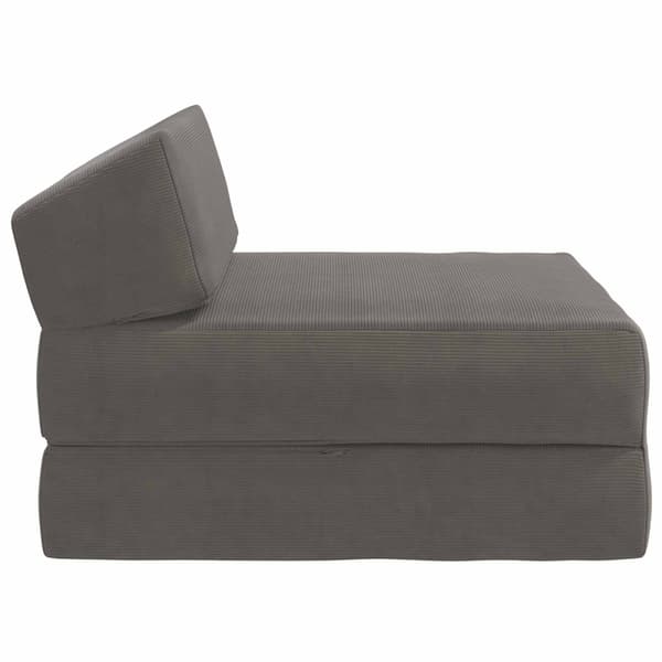 Fällbar Soffbed Ljusgrå 60 x 70 x 41 cm Tyg
