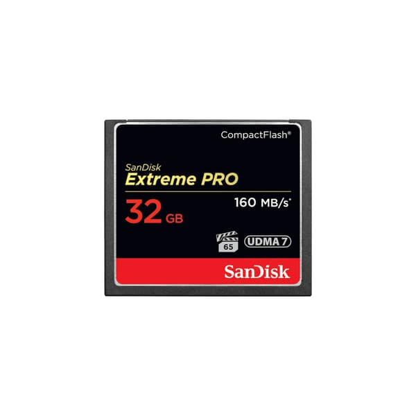 SanDisk 32GB Extreme Pro CF 160MB/s CompactFlash